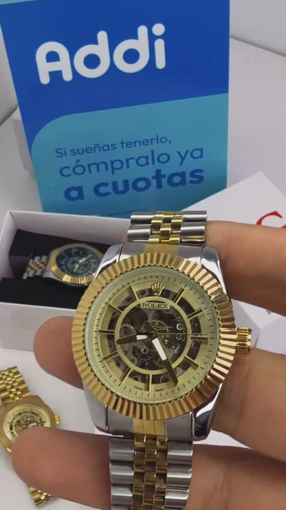 RLX AUTOMATICO CORAZON ABIERTO PRESIDET PARA HOMBRE REF-BD