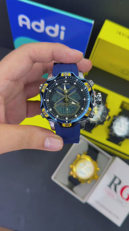 INVICTA DOBLE HORA PARA HOMBRE REF-1837-AAD