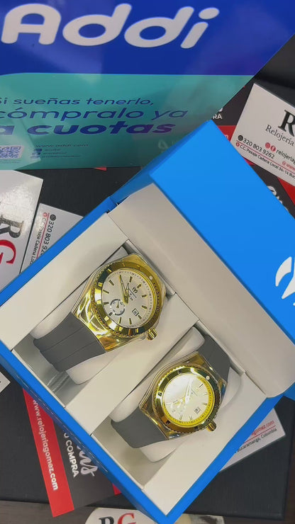 PAREJA INVICTA x TECHNOMARINE  REF-G