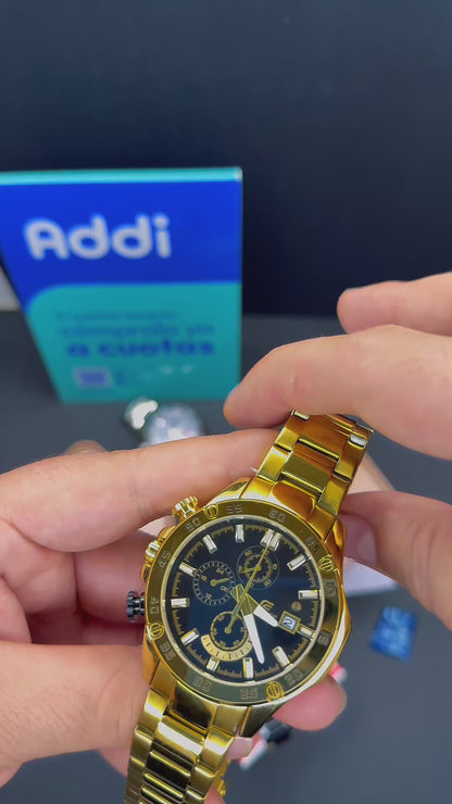 CASIO EDIFICE EFR 558  FUNCIONAL PARA HOMBRE REF-DN