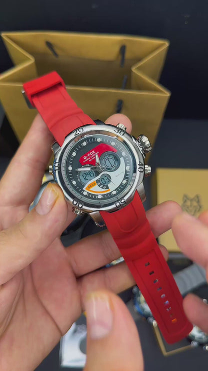 G FOX ORIGINAL DOBLE HORA POR INVICTA SUMERGIBLE PARA HOMBRE REF-1976G2-R