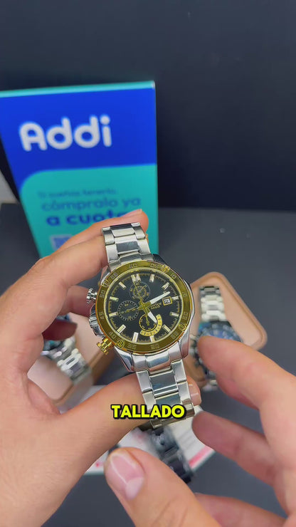 CASIO EDIFICE EFR 558  FUNCIONAL PARA HOMBRE REF-BN