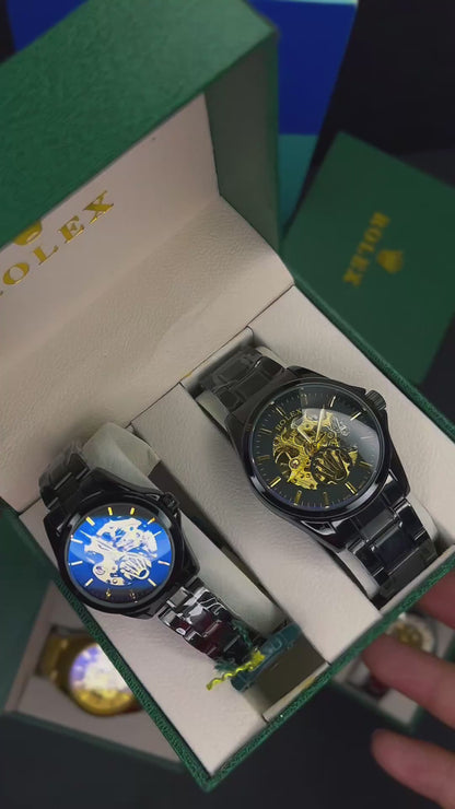 PAREJA RLX AUTOMATICO CORAZON ABIERTO OYSTER REF-N1