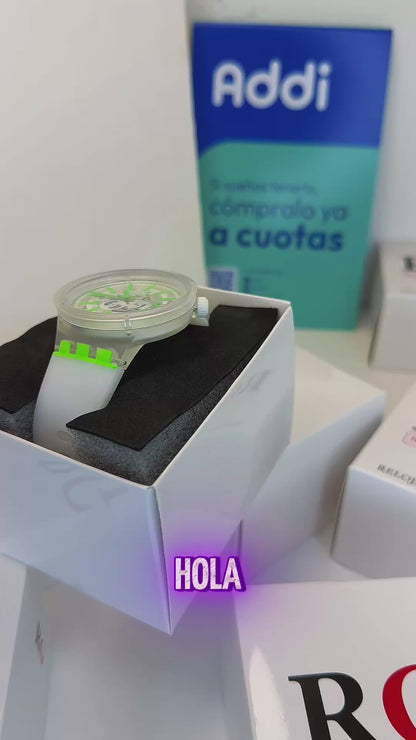 SWATCH TRANSPARENTE PARA HOMBRE REF-BV