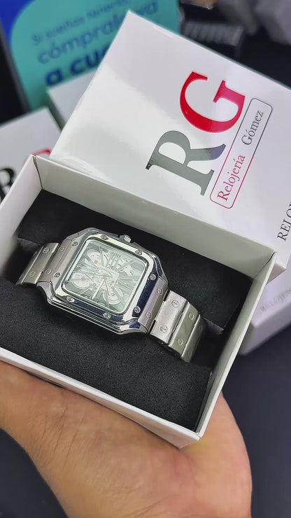 CARTIER SKELET ACERO PARA HOMBRE REF-PB