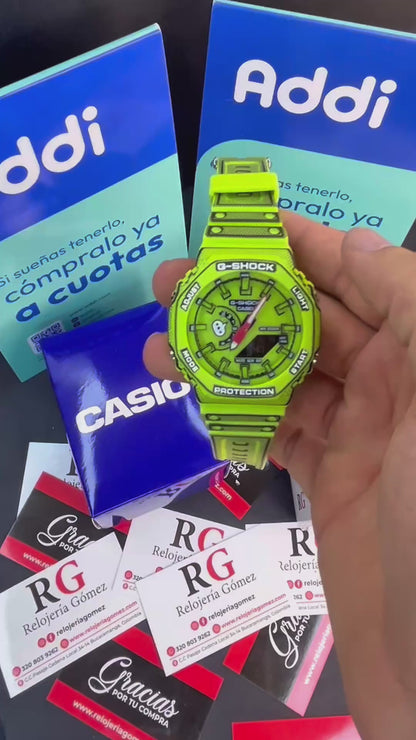 CASIO G-SHOCK PARA HOMBRE REF-GA2100-V