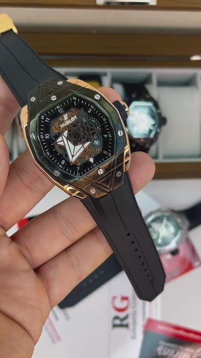 HUBLOT DIAMANTE PARA HOMBRE REF-NCN