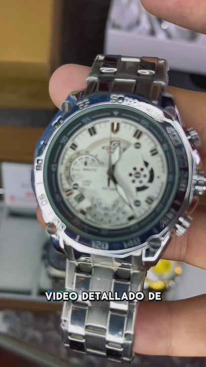 CASIO EDIFICE 550D FUNCIONAL PARA HOMBRE REF-PB