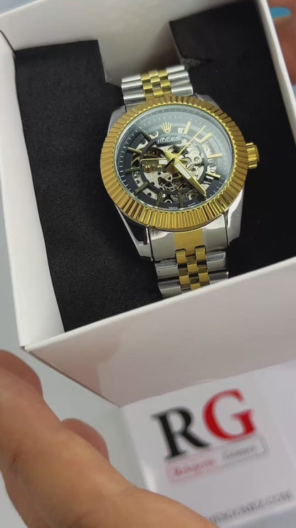 RLX AUTOMATICO CORAZON ABIERTO PRESIDET PARA HOMBRE REF-BN