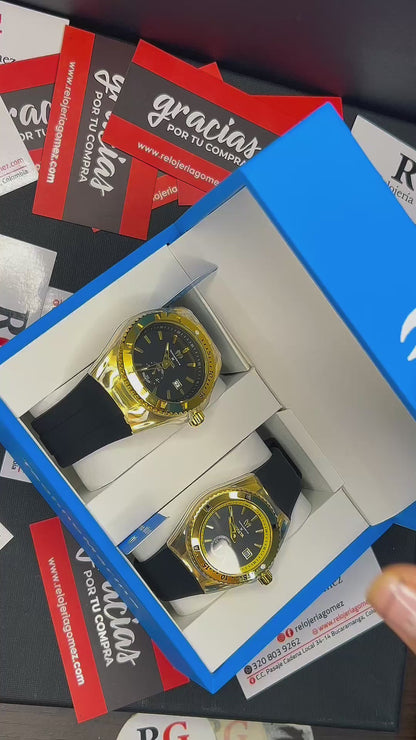 PAREJA INVICTA x TECHNOMARINE  REF-NN