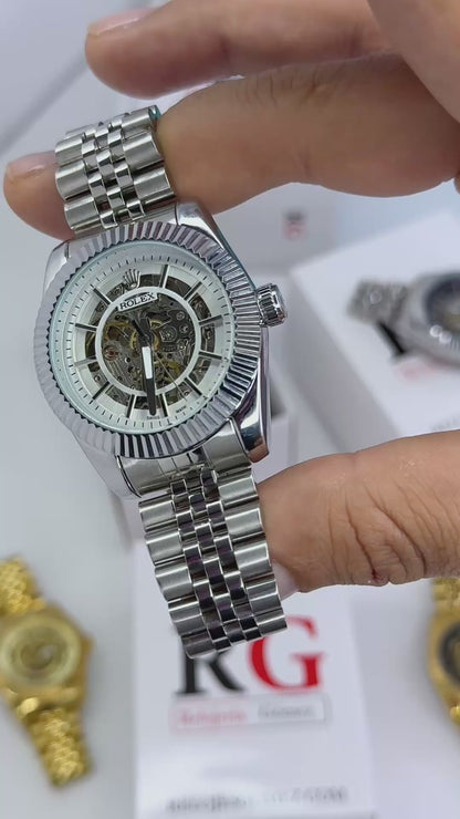 RLX AUTOMATICO CORAZON ABIERTO PRESIDET PARA HOMBRE REF-PB