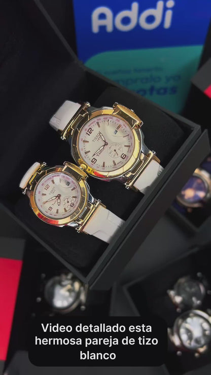 PAREJA TISSOT T-RACE  REF-BIB