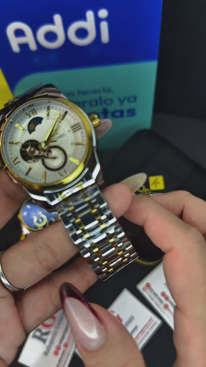 KOSMO AUTOMATICO PARA HOMBRE FASE LUNAR REF K805C-BB