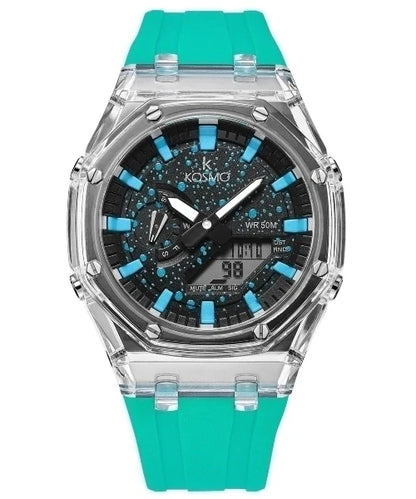 KOSMO ORIGINAL  X CASIO PARA HOMBRE DOBLE HORA K4010-C